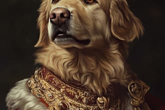 do custom pet portrait, dog portrait, cat portrait drawing