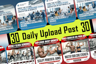 design daily engaging social media posts for your business