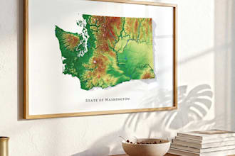 design a 3d elevation map of the area of your choice