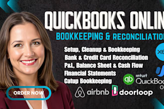 do quickbooks online bookkeeping, clean up, bookkeping and accounting, xero,wave