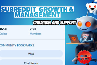 create and manage your subreddits organically to reach active member