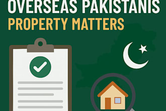 conduct property due diligence, title check, and verification in pakistan