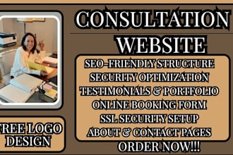 consultation website, online consultation website, consulting agency website