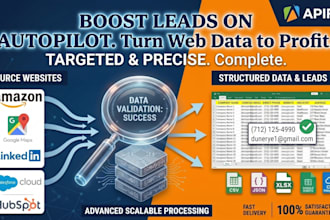 build custom apify actor, web scraper, and automation for lead generation