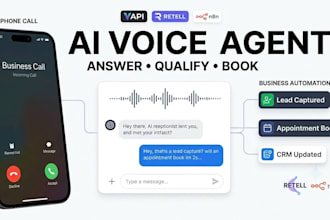 build an ai voice agent ai receptionist with vapi or retell