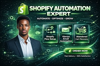 automate your shopify store with ai workflows, cart recovery and klaviyo setup