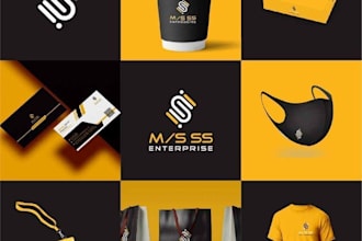 design a professional brandkit, logo, and full brand identity