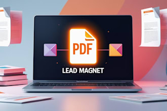 design pdf lead magnet design ebook lead magnet cover design