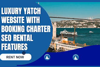 design luxury yacht booking website with rental features