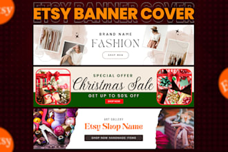 setup etsy shop etsy shop banner etsy digital product etsy shop, web banners