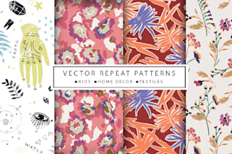 design vector patterns for textiles