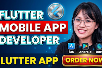 do flutter mobile app development andriod app development flutter developer