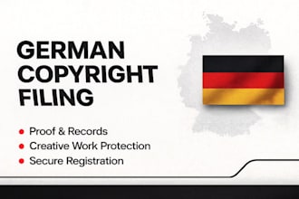 do germany copyright filing creative work protection proof of ownership prep