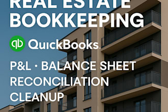 do rental property bookkeeping and real estate accounting in quickbooks