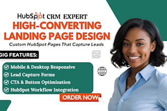build responsive hubspot cms website, landing page and email templates
