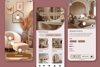 develop an ai powered interior decor and furniture shopping app