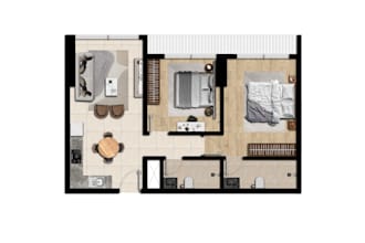 do color floor plan