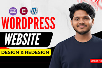 design and redesign wordpress website development, build wordpress sites