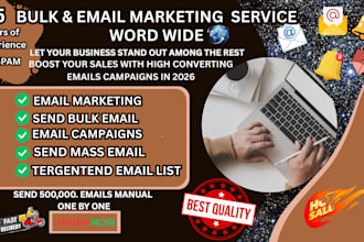send bulk email marketing, email campaign, email blast, send email, cold email