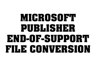 convert your microsoft publisher files
