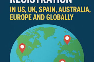 file your trademark registration in US UK spain, australia, europe and  globally