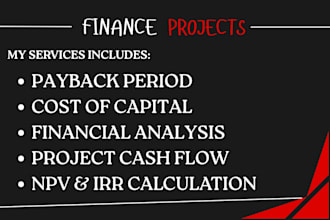 do excel financial modeling, build excel financial model, financial projections