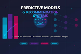 develop predictive models and recommendation systems