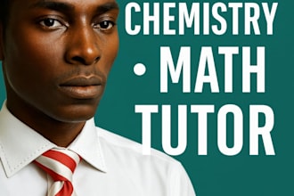 tutor you in physics, math, chemistry and general science