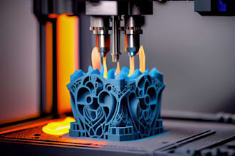 create functional 3d print design, precise stl file, custom 3d models, prototype