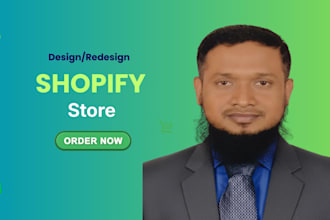 design shopify store with custom section, app integration