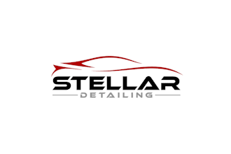design automotive detailing truck and washing logo
