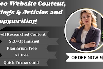provide SEO article writing, blogs and copy for you