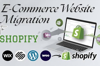 migrate wix to shopify, wordpress to shopify migration, woocommerce to shopify