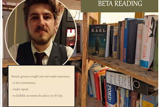 beta read your work in progress and give you honest feedback