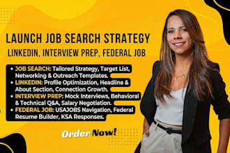 launch your federal job search strategy, linkedin, and interview prep
