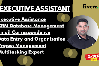be your executive assistant for admin and CRM support