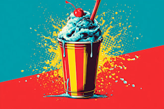do food pop art of your food