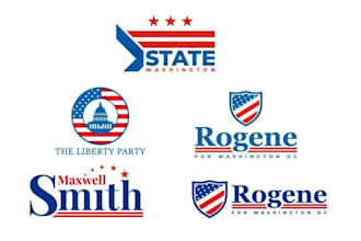 do unique political campaign and election logo design