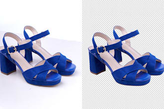 cut out photo, remove background, and deliver transparent
