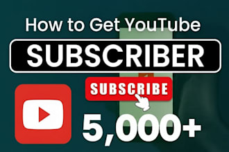 promote youtube channel to gain 5000 organic subscribers