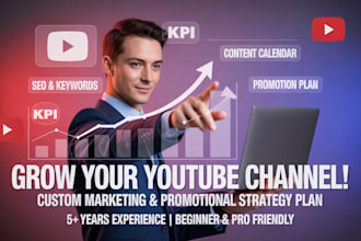 create a powerful youtube marketing and promotional strategy plan