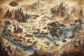 do a fantasy dnd map