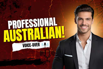 be your australian voice over artist with a clear natural aussie accent