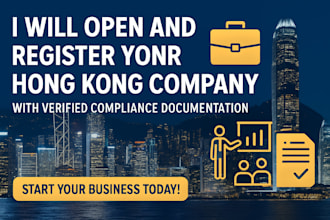open and register your hong kong company with verified compliance documentation
