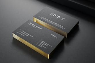 design a professional, luxury business card in 24 hours