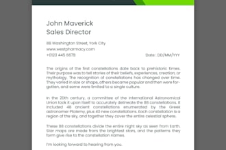 design  letterheads or full stationery design
