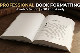 professionally format your novel or text based book