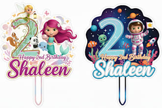design custom cake toppers for any event within 12 hours