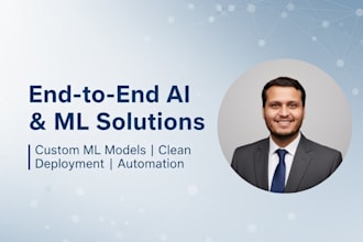 build end to end ai and ml solutions with clean deployment