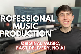 produce a full professional instrumental and turn ideas into a song